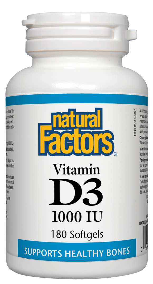 Vitamin D3 1000 IU - Natures Health Centre