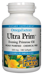 Ultra Prim™ Evening Primrose Oil, 180 softgels - Natures Health Centre