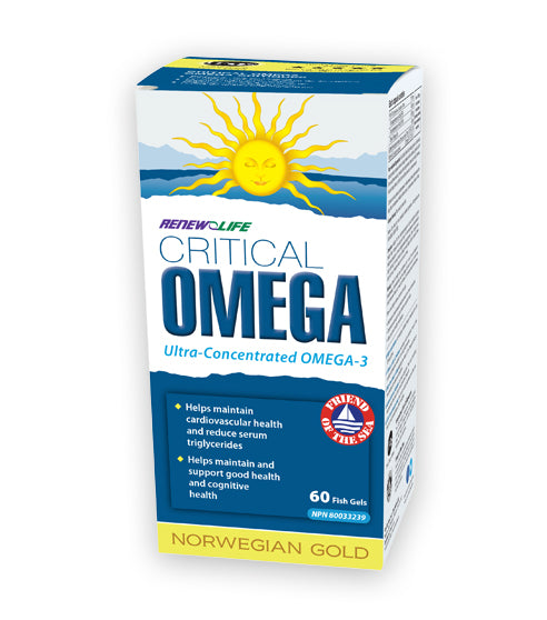 Norwegian Gold Critical Omega 60 fish gels - Natures Health Centre