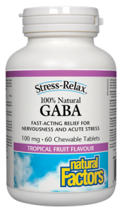 100% Natural GABA 100 mg, Tropical Fruit Flavour - Natures Health Centre